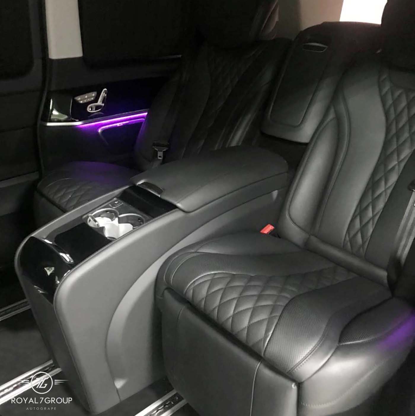 Установка сидений Mercedes w222 maybach на V class Vito